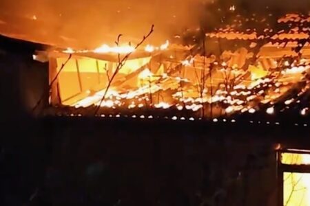 Footage of the deadly fire at Pulse nightclub. Photo: Screenshot